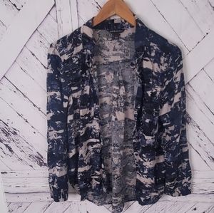 Rock & Republic Camo Print Button Down Shirt Size XL